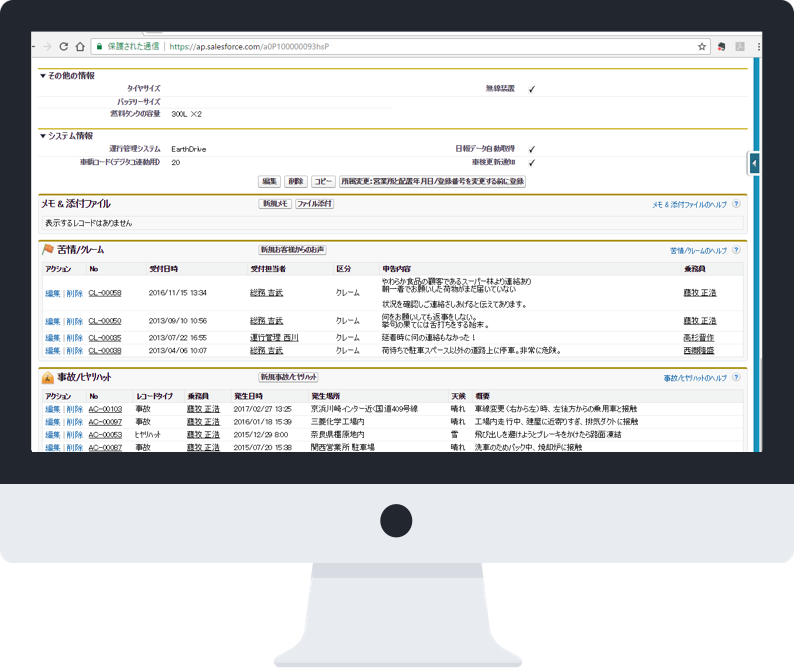 各種記録との連携