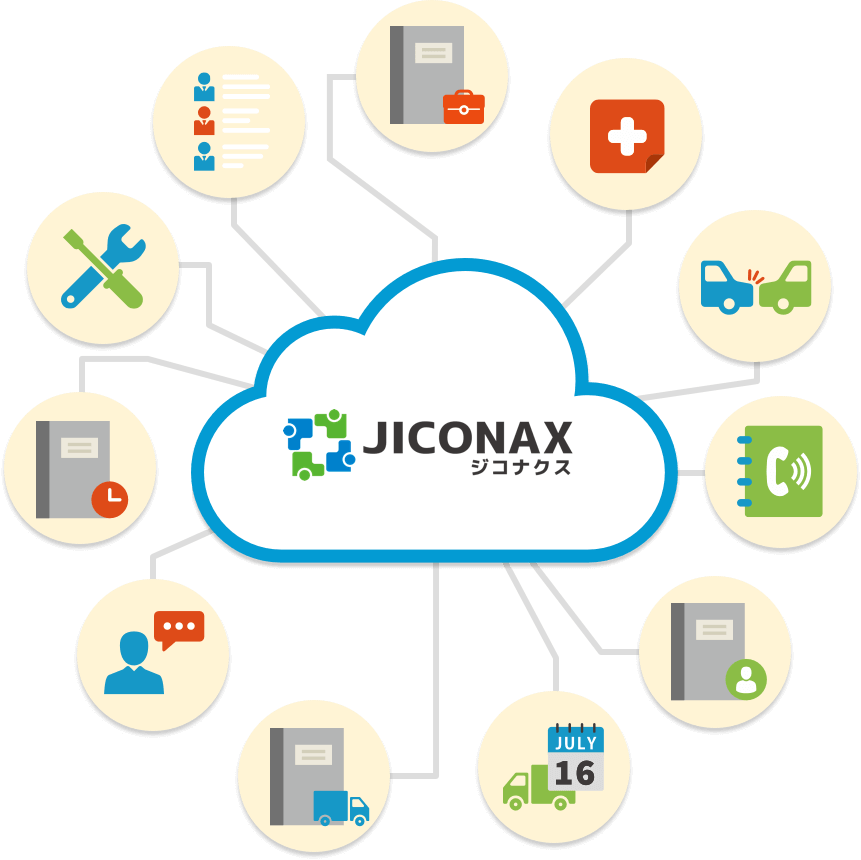 JICONAXなら全部まとめて管理できます